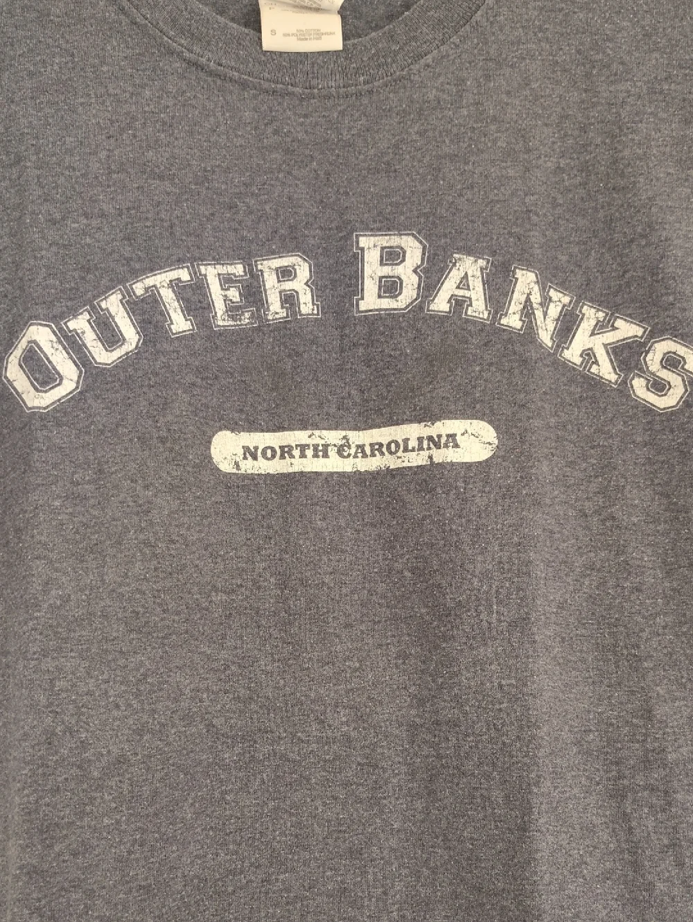 Champion Men's Heather Charcoal 'Outer Banks' Graphic Tee - Black/Gray - Picture 4 of 8